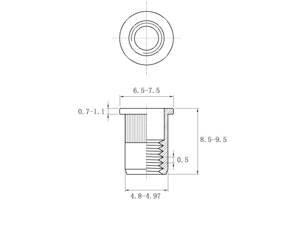 رسم الجوز المسطح